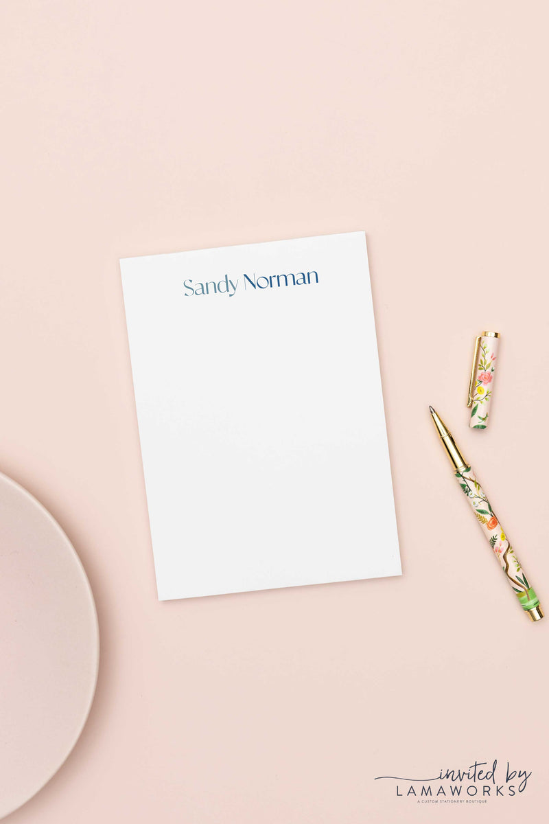 Personalized Notepad | Sandy