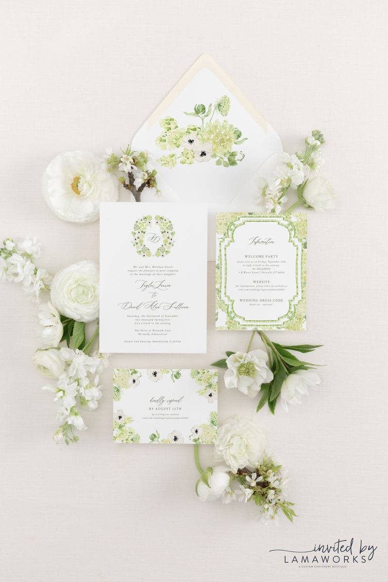 Theresa | Deckled Invitation Suite