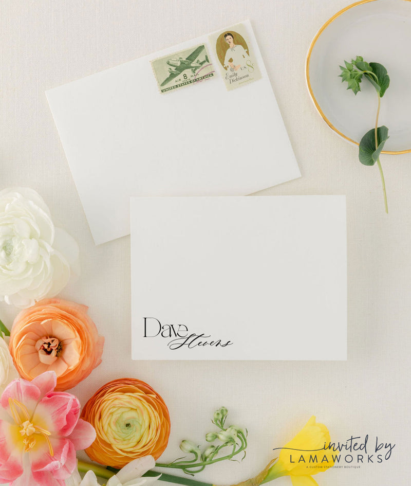 Personalized Notepad with Bright Flowers | Grace
