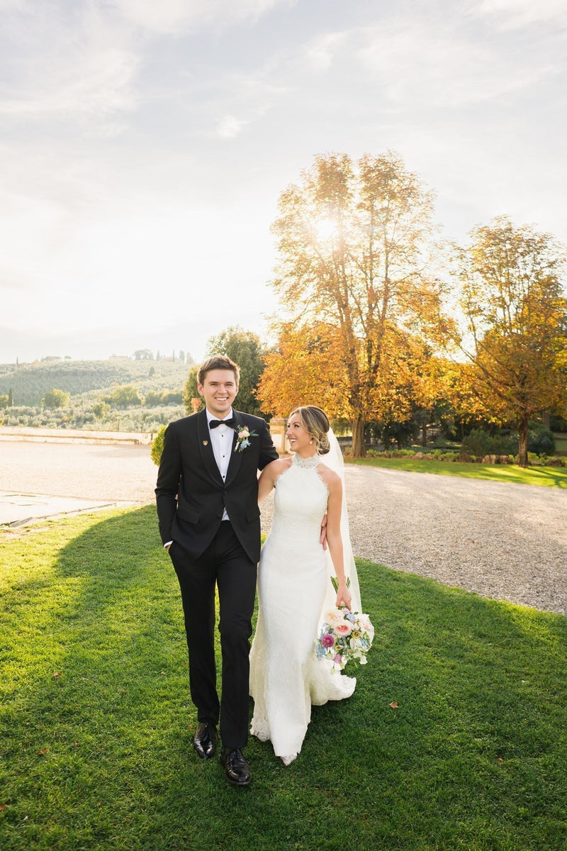 Destination Wedding at Villa Corsini in Italy with the Jessica Collection