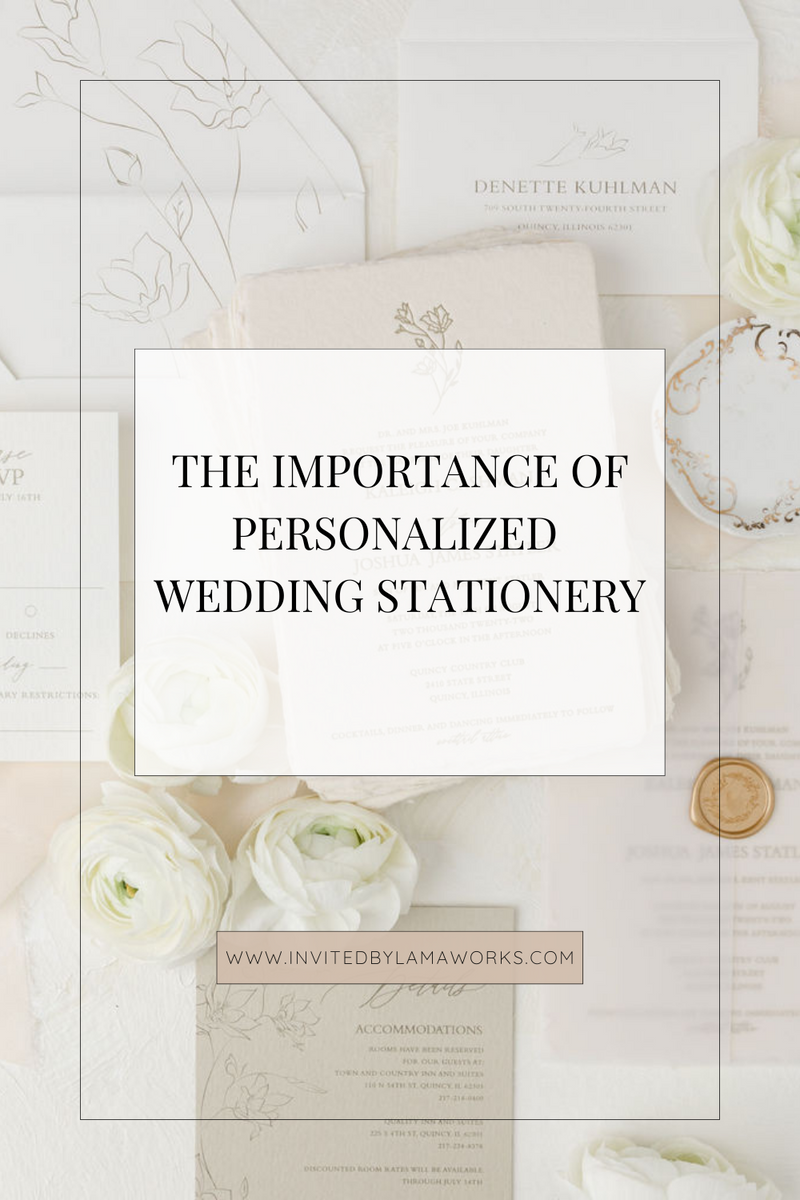 The Importance of Personalized Wedding Stationery: Adding a Touch of Elegance to Your Special Day