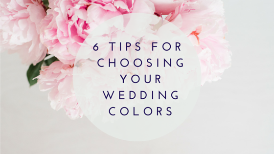 6 tips for choosing colors for your wedding stationery