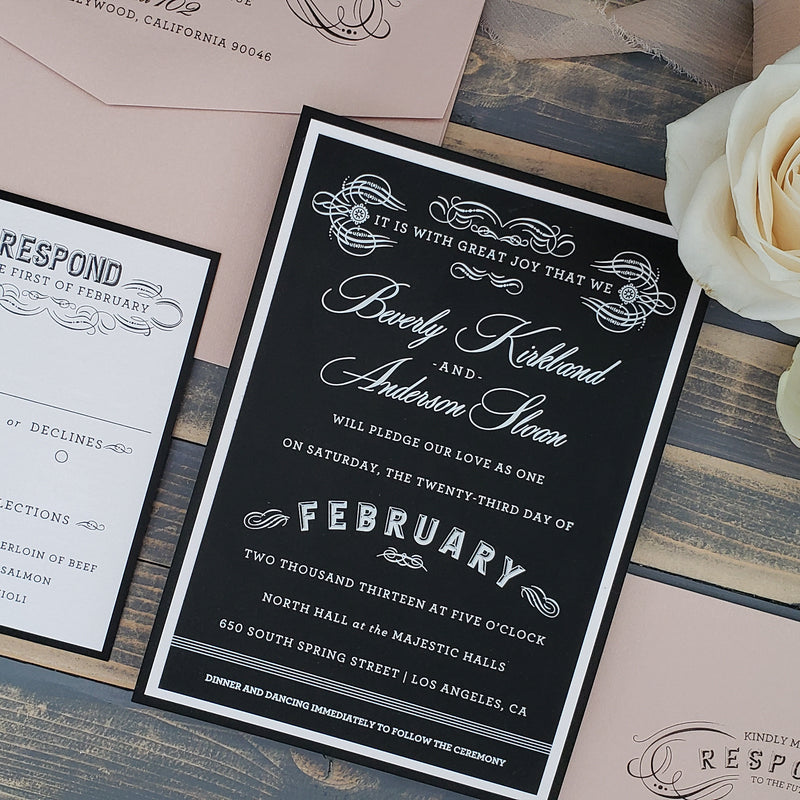 Printing with Texture - 3 Things You Need to Know to Plan a Boutique Wedding