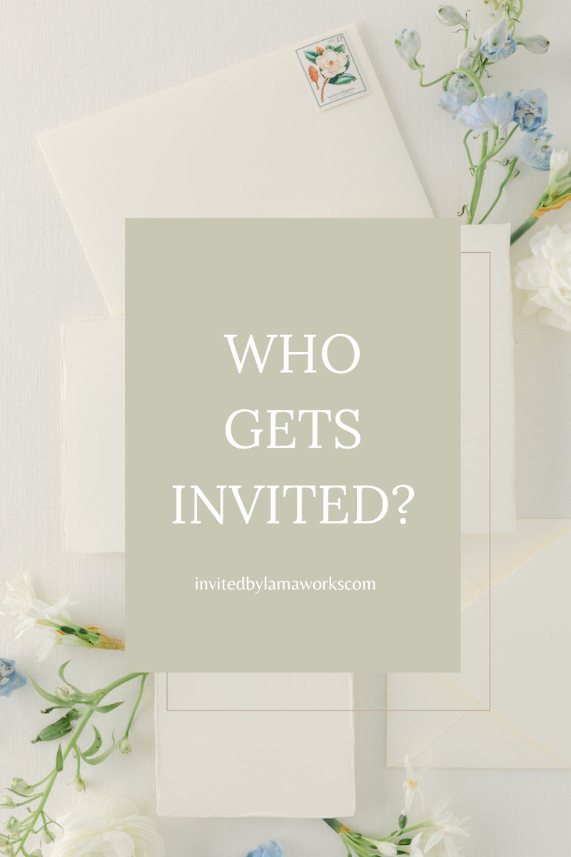 How to decide who gets invited to your wedding