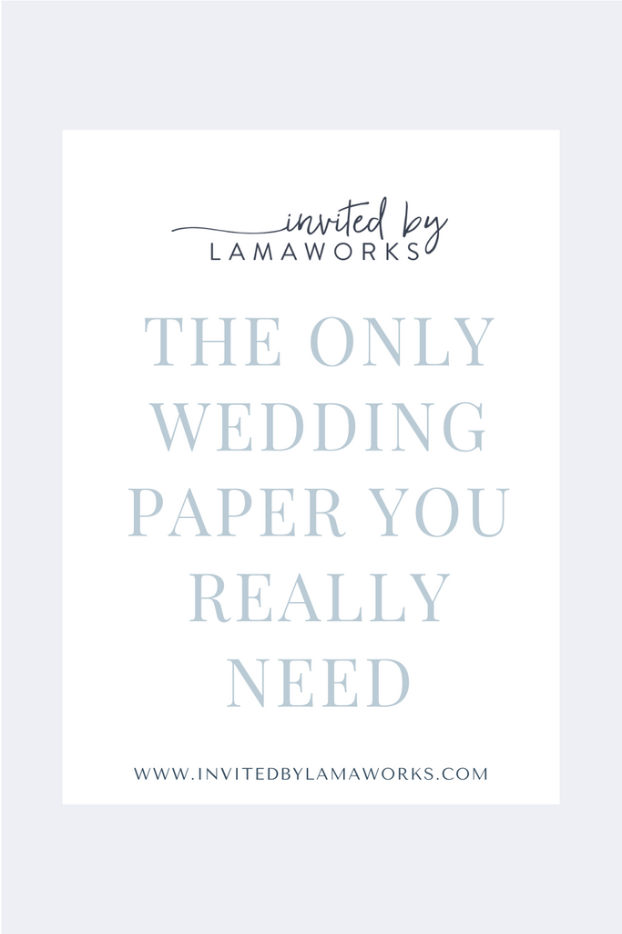 Wedding Stationery What do you even need?? paper tips, Planning