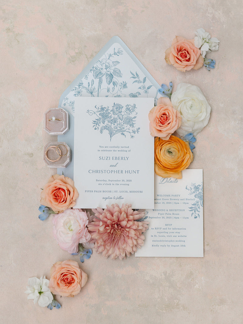 Elegant Vintage Wedding Stationery: The Jane Collection