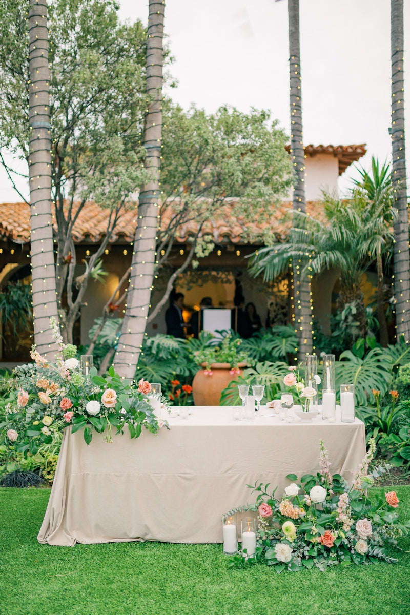 Wedding reception at Casa Romantica