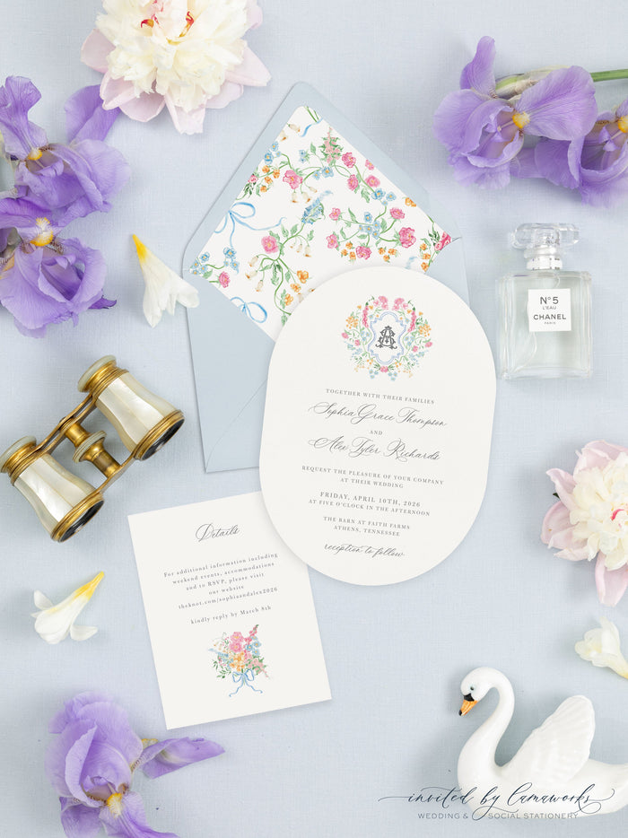 Sophia - Floral Crest