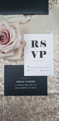 Minimalist Floral Bridal Shower Invite