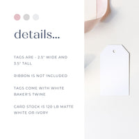 Madison | Favor and Gift Tags