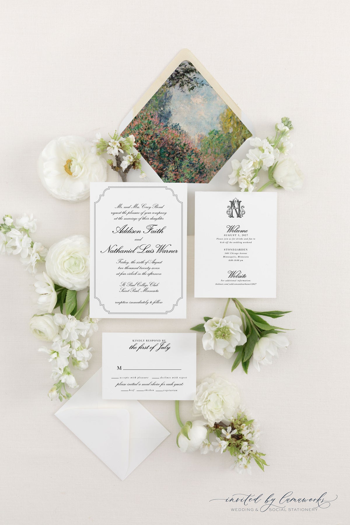 Addison | Invitation Suite - All Script