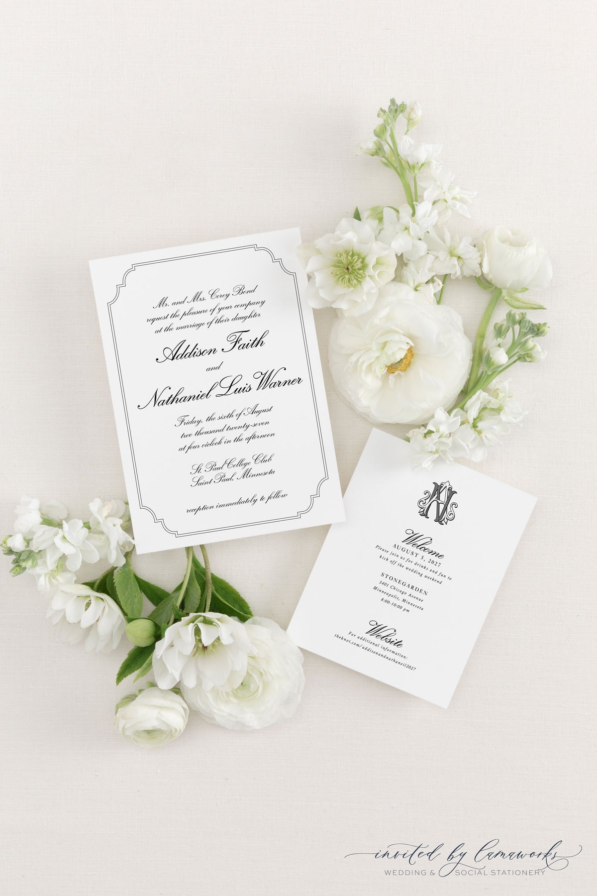 Addison | Invitation Suite - All Script