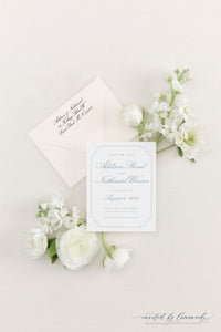 Addison | Save the Date - Delicate Border