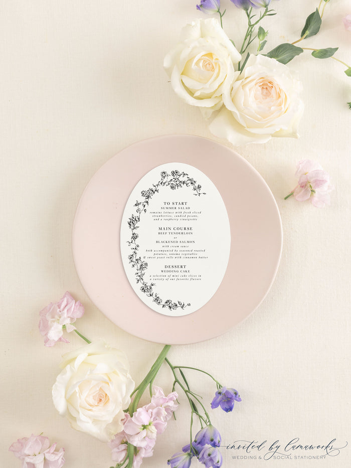 Addison | Oval Menu