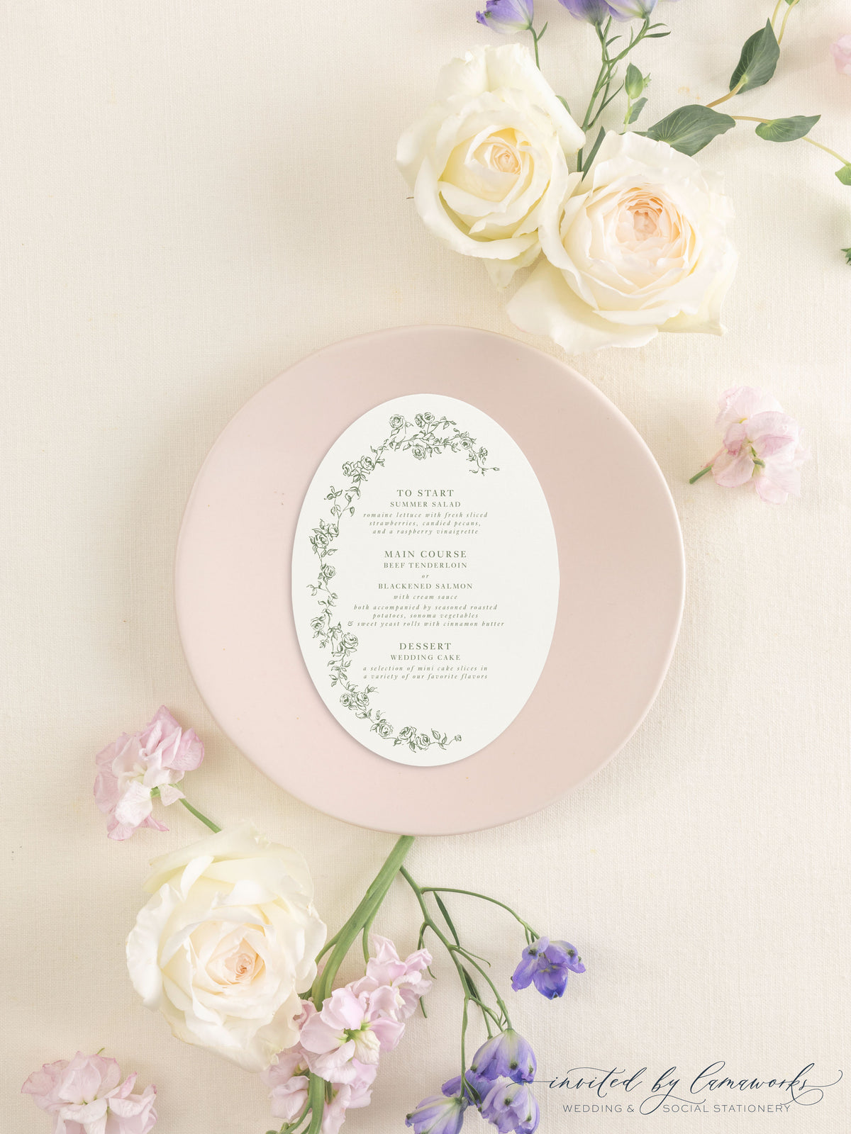 Addison | Oval Menu