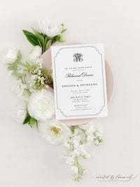 ADDISON | Welcome Party, Rehearsal dinner or Engagement Party Invitation