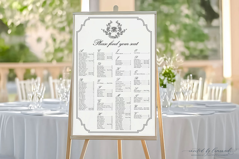 Addison | Seating Chart