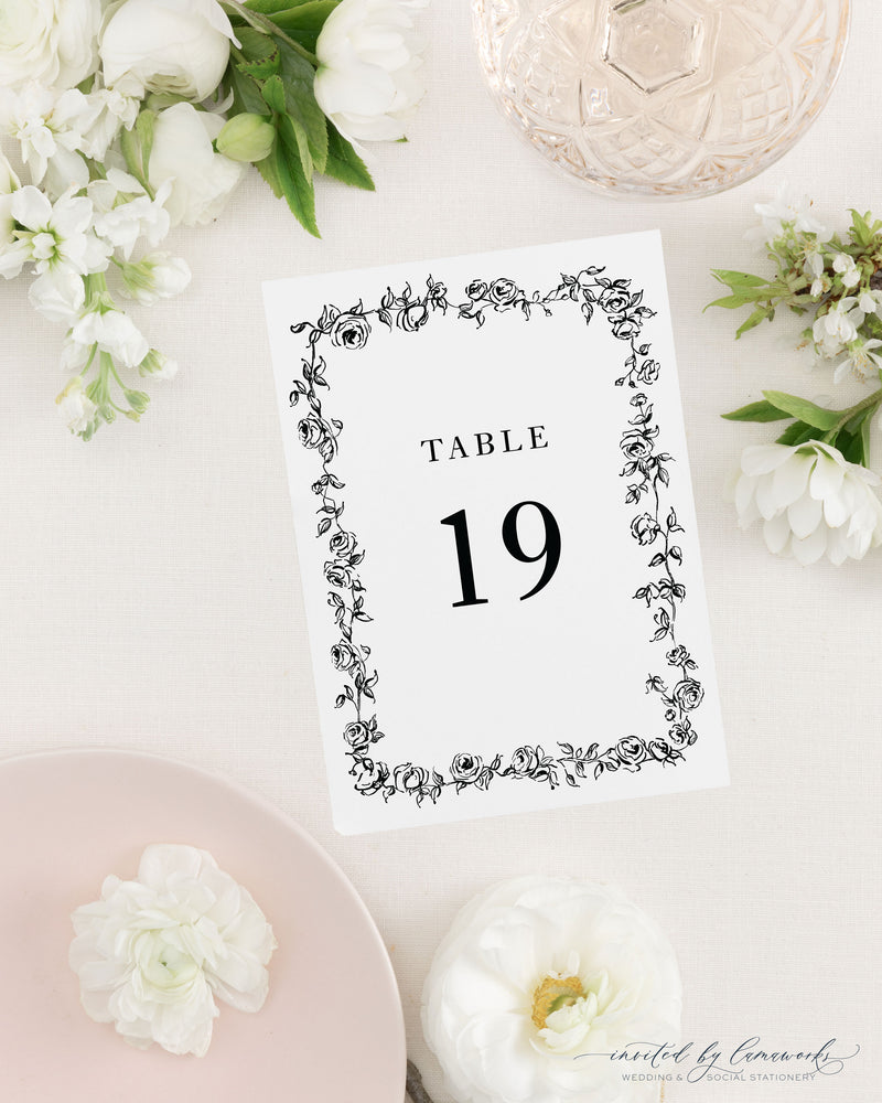 Addison | Table Numbers
