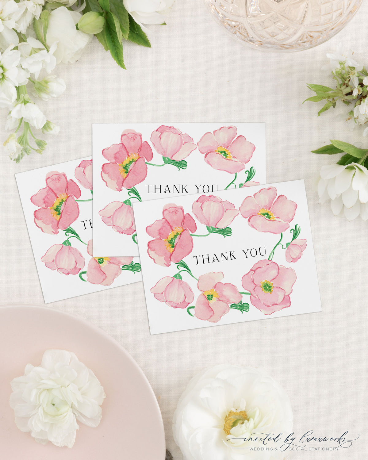 Audrey - Folded Thank You Cards