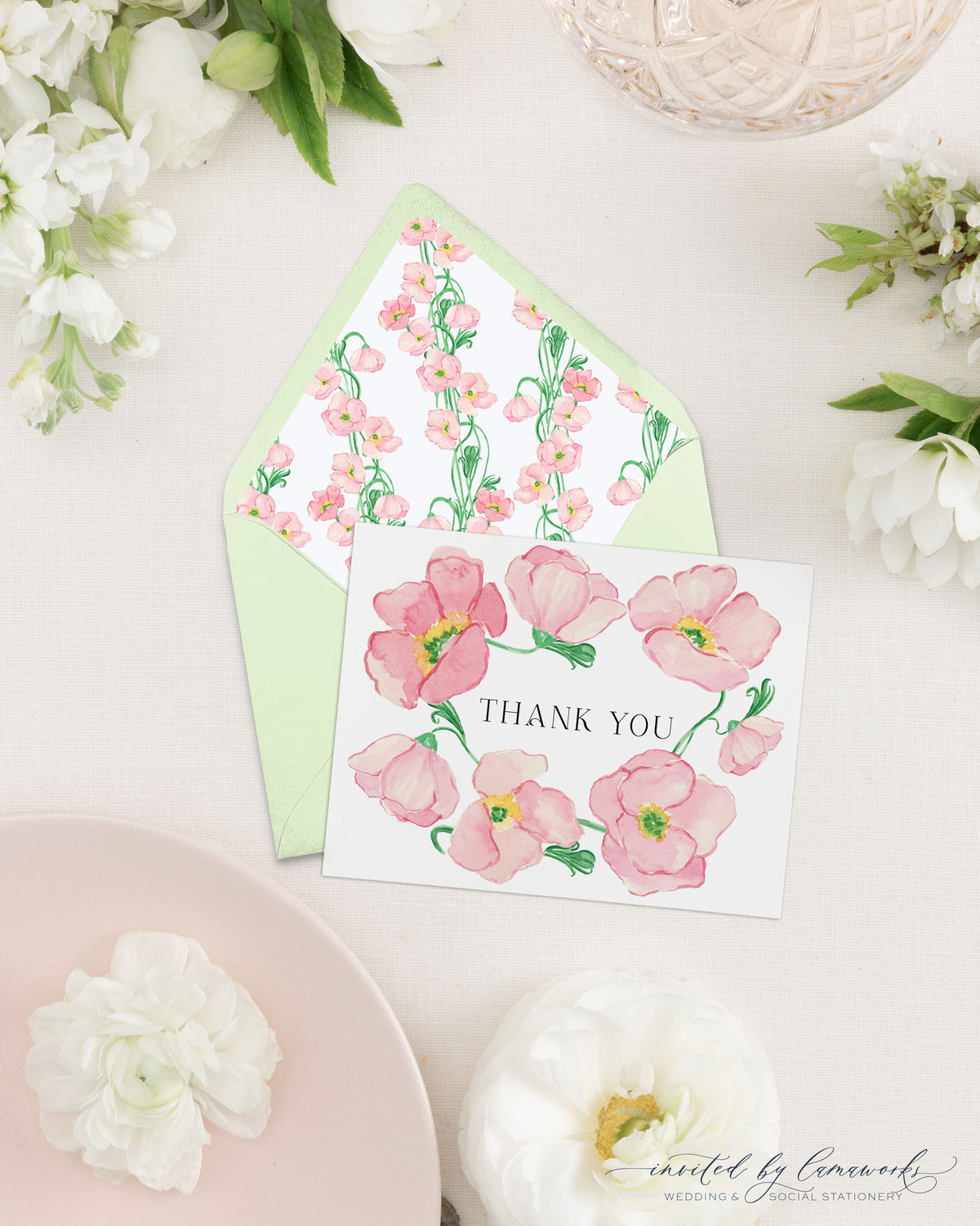 Audrey - Folded Thank You Cards
