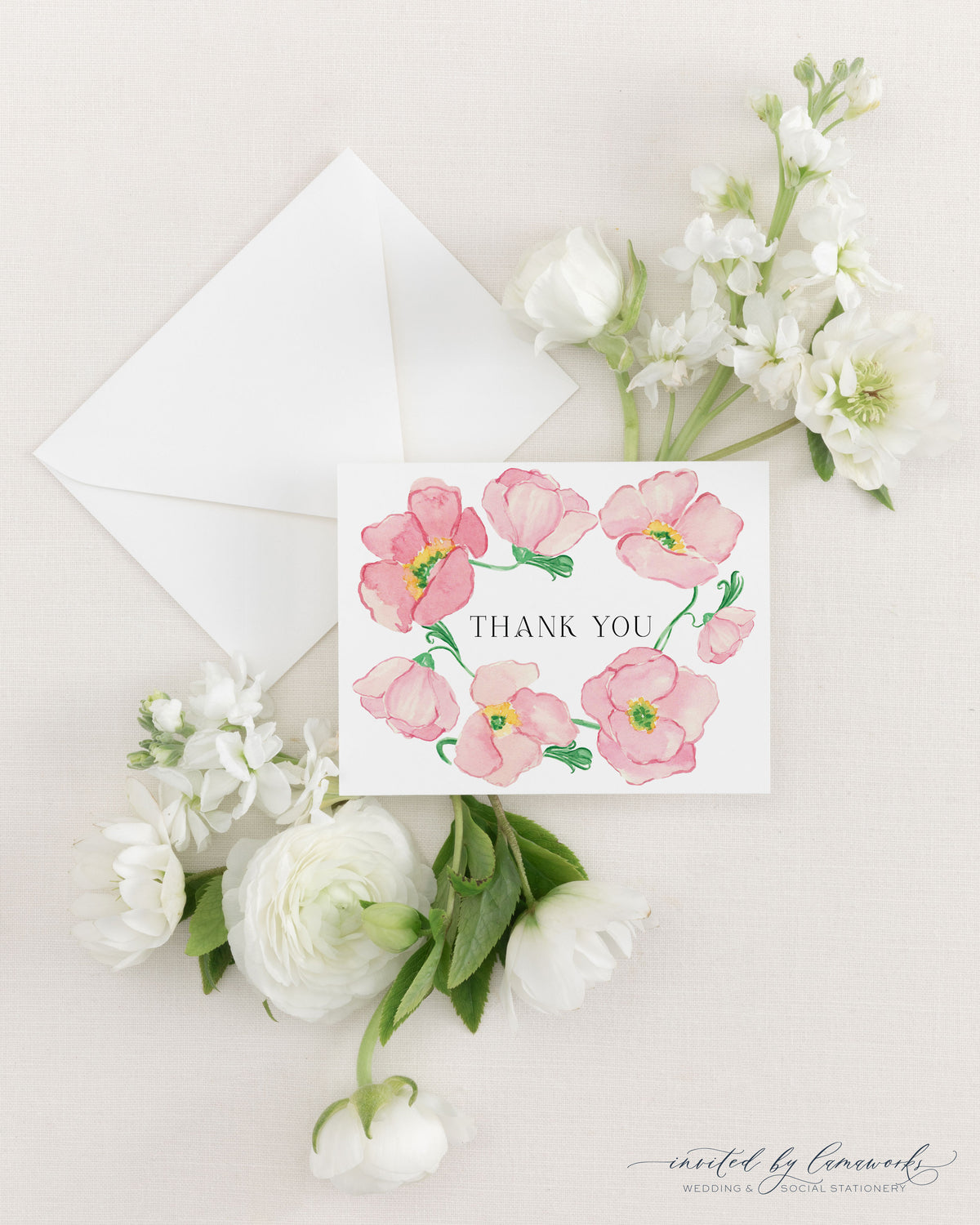 Audrey - Folded Thank You Cards