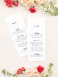 Ava | Menu