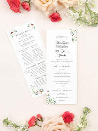 Ava | Wedding Program