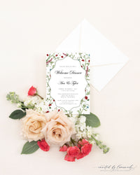 AVA | Welcome Party, Rehearsal dinner or Engagement Party Invitation
