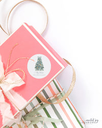 Vintage Monogram Escort Card with Wax Seals