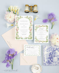 Brianna Garden Invitation Suite
