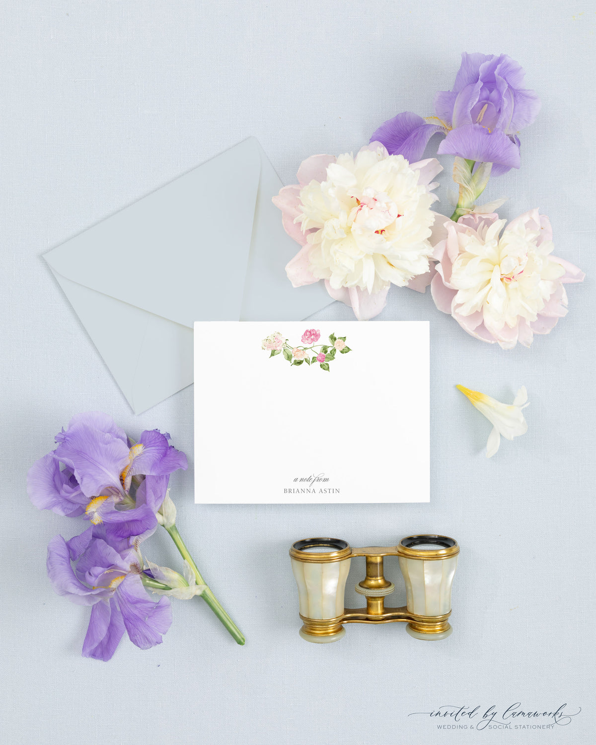 Brianna | Personal Stationery Flat