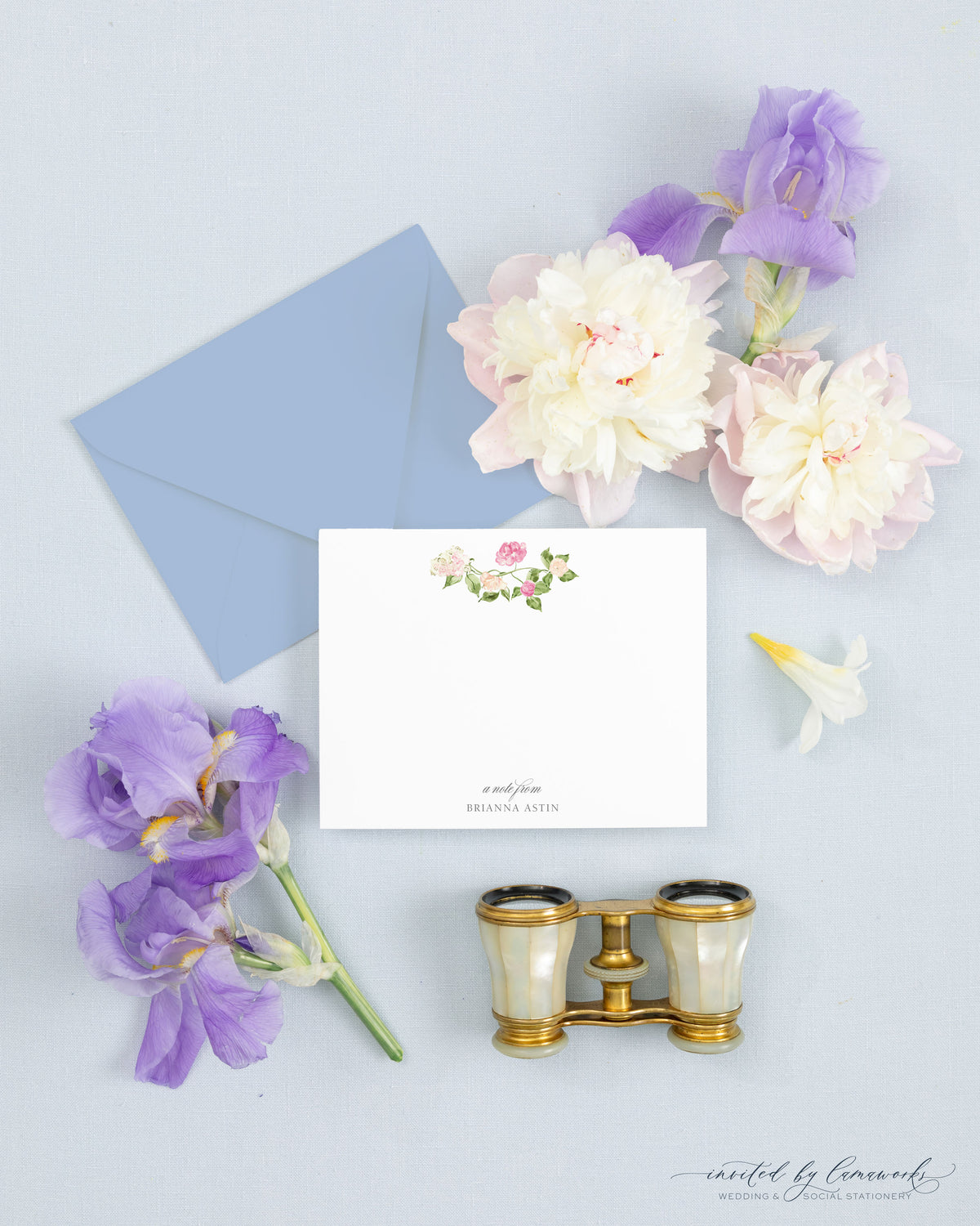 Brianna | Personal Stationery Flat