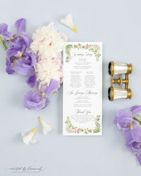 Brianna | Wedding Program