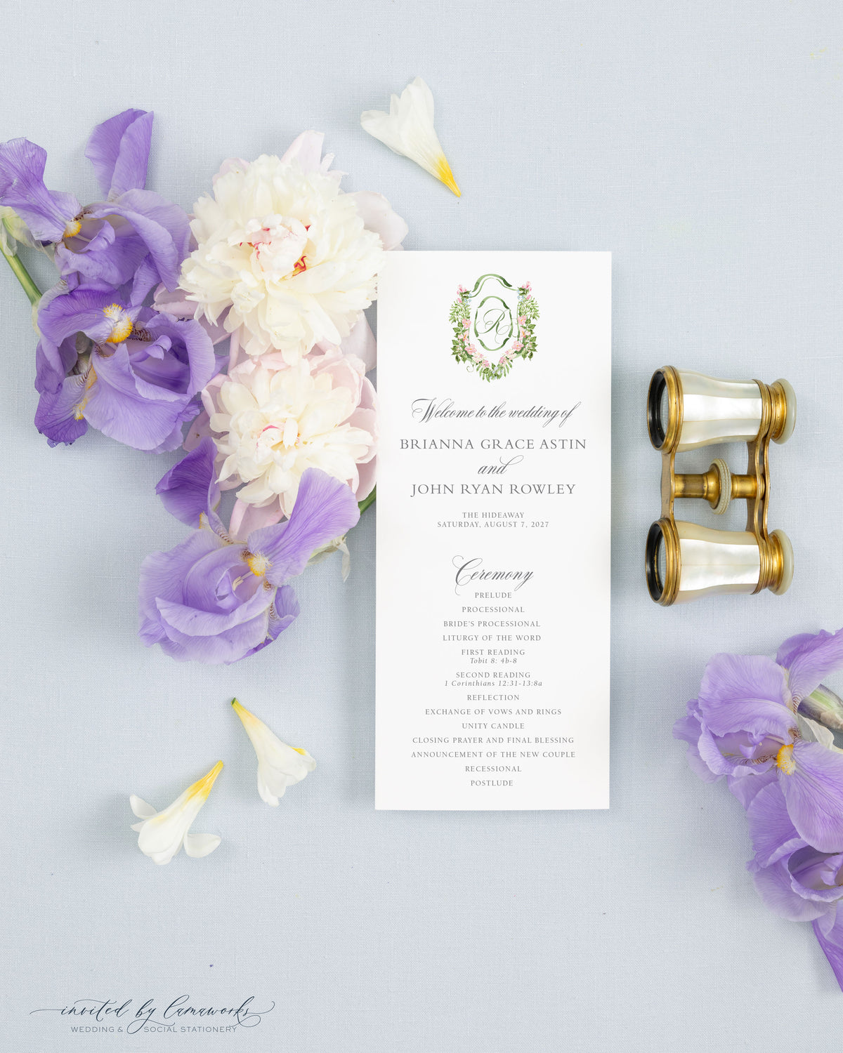 Brianna | Wedding Program