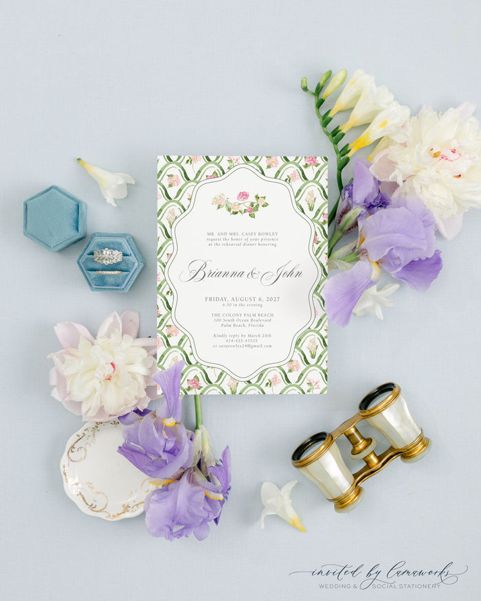 BRIANNA | Rehearsal Dinner Invitation