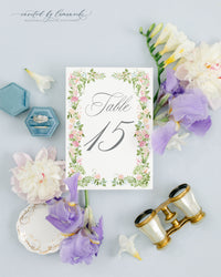 Brianna | Table Numbers