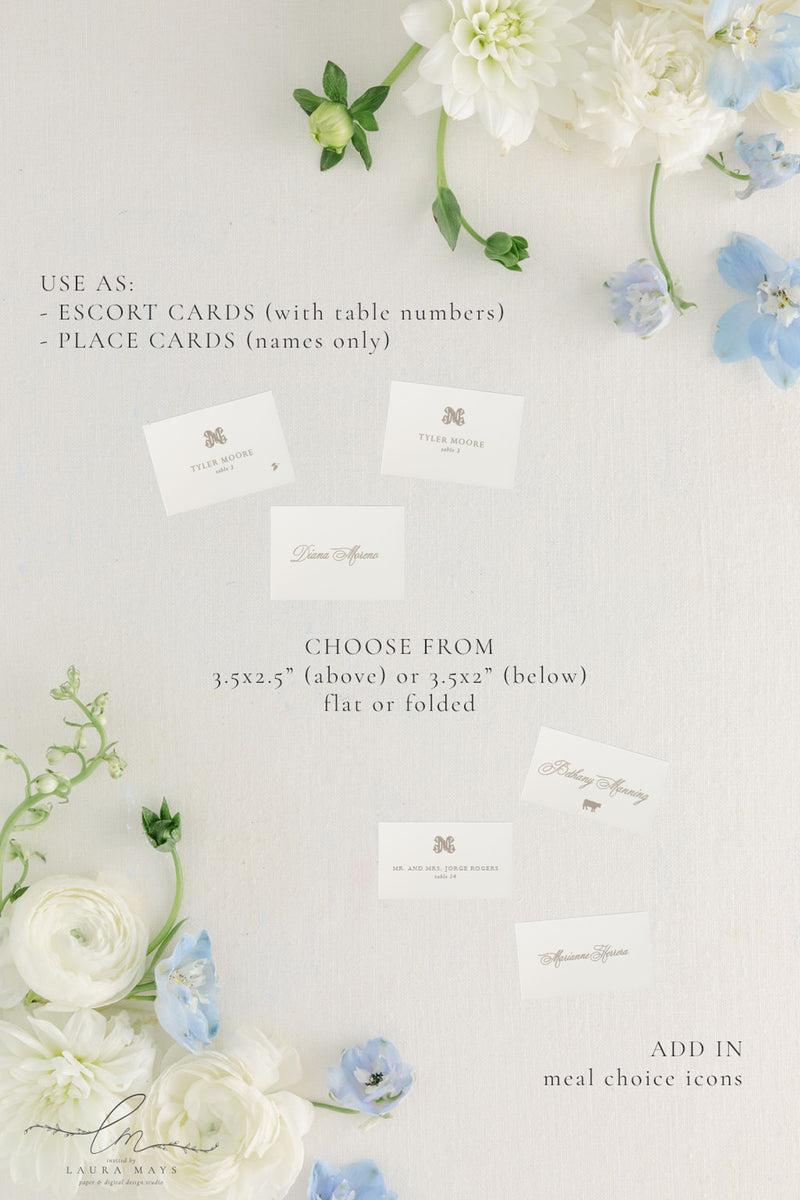 Charlotte - Place Cards