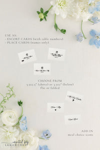 Christina |  Escort Cards & Place Cards