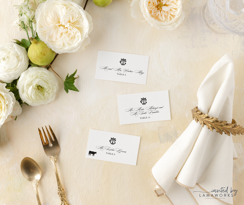 Theresa | Place Cards & Escort Cards
