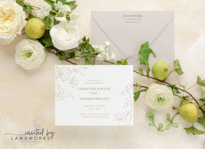 Christine | Landscape Save the Date