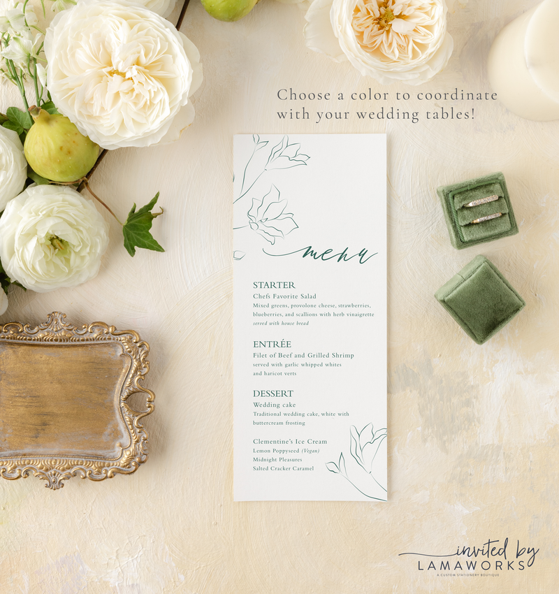 Christine - Menu