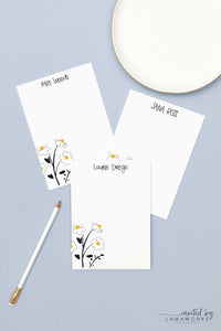 Monogram Wedding Menu Cards | Cristin