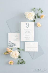Elena | Invitation Suite - Wreath