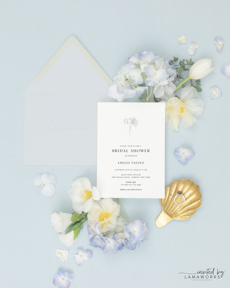 Wildflower Wedding Invitation | Amanda