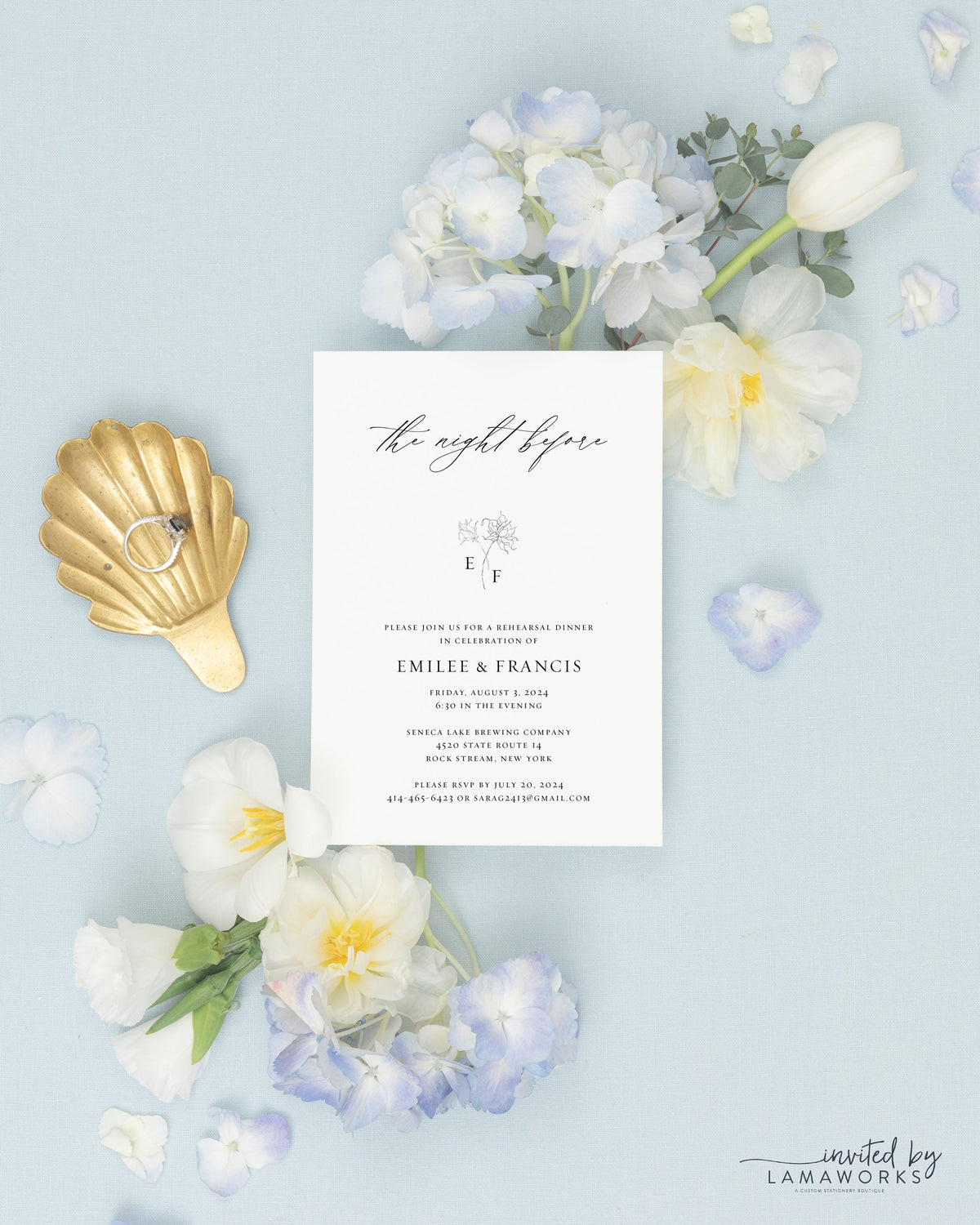Theresa | Deckled Invitation Suite
