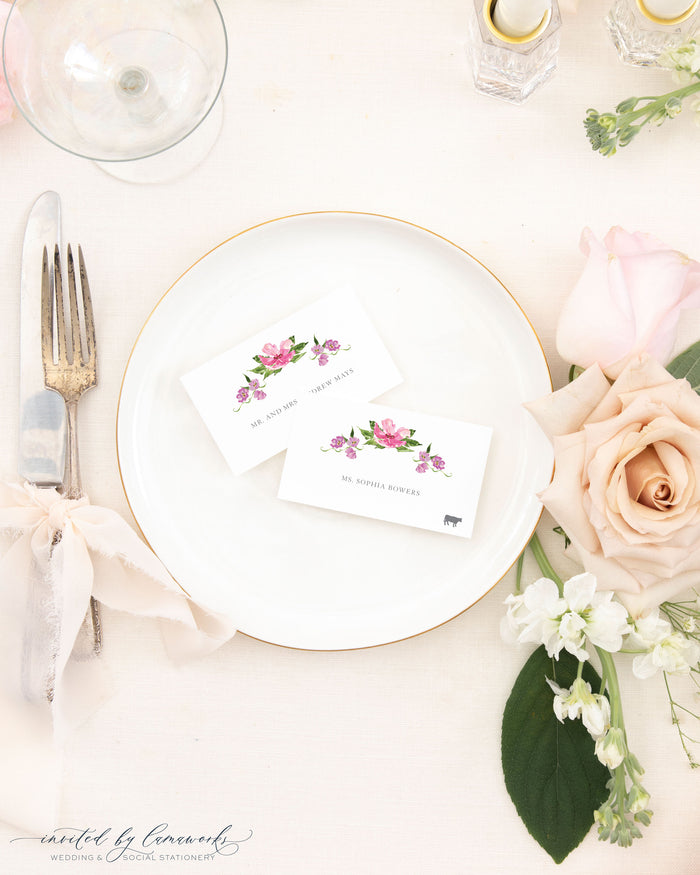 Kim | Wedding Place & Escort Cards