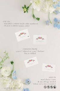 Kim | Wedding Place & Escort Cards