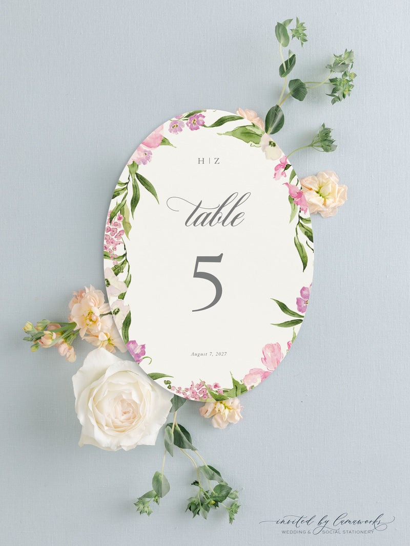 Hailey | Table Numbers