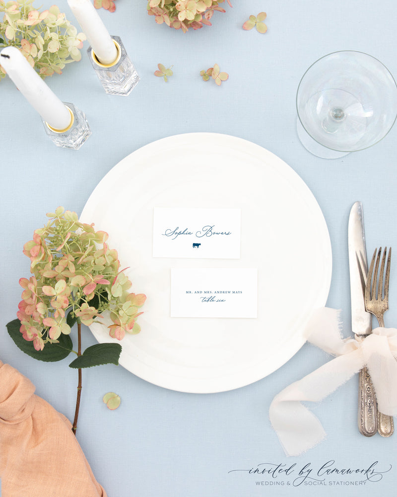 Hannah | Escort or Place Card 1