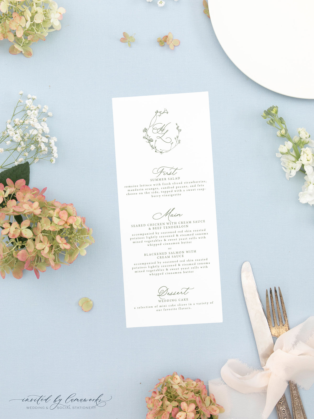 Hannah | Menu